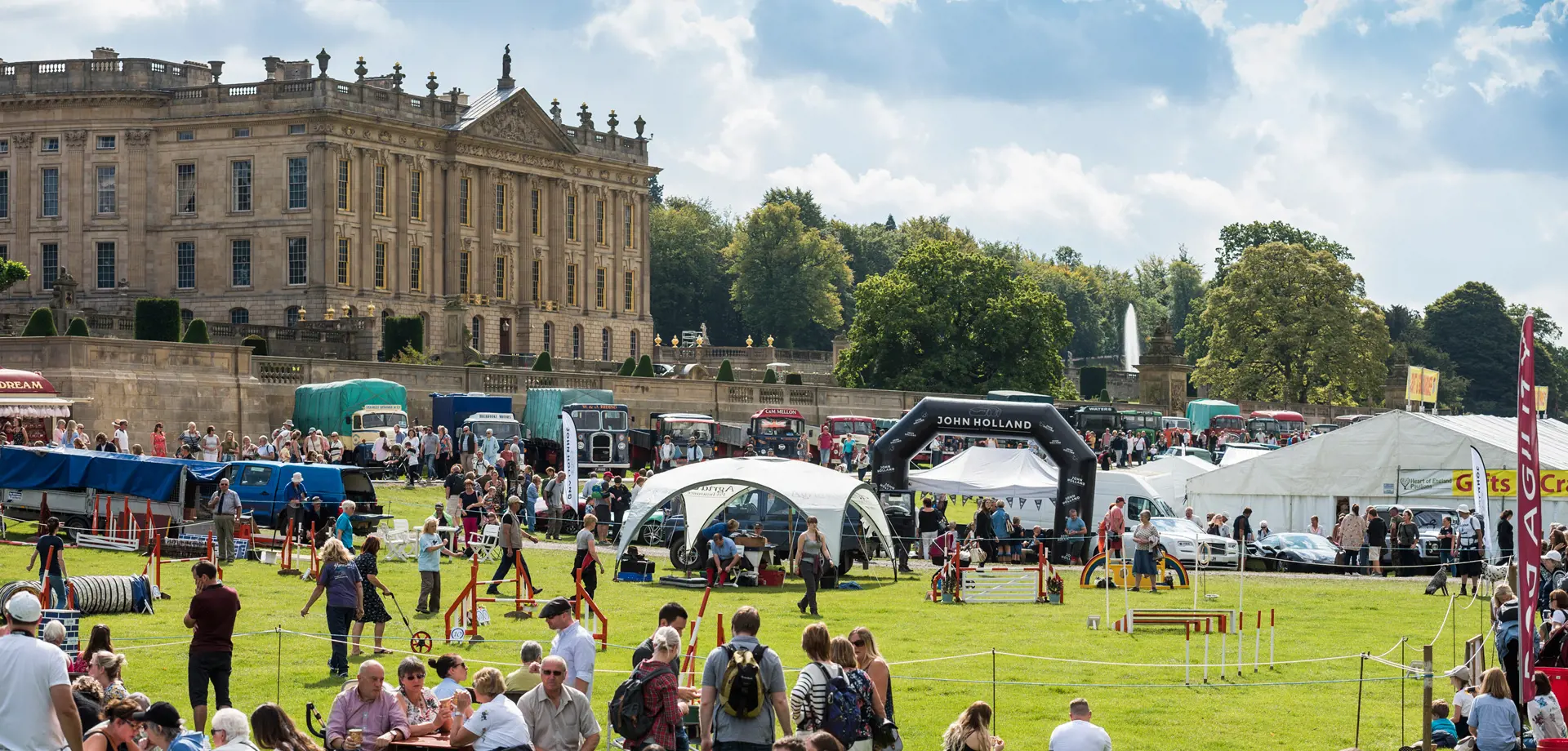 Around the showground at the Chatsworth Country Fair