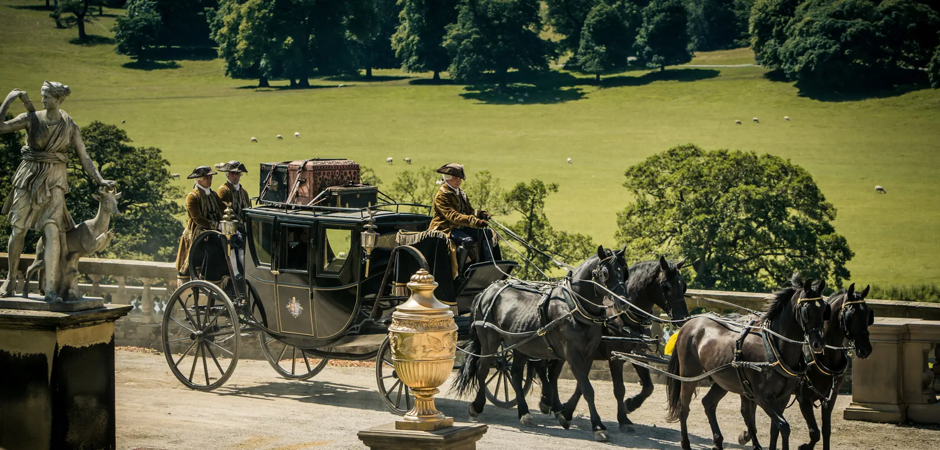 What was filmed at Chatsworth House?